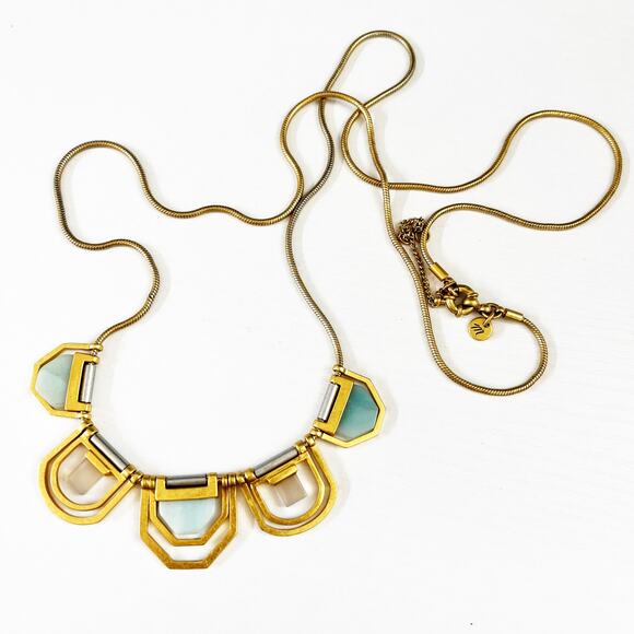 Madewell Long Necklace with Sea Glass - Picture 3 of 6